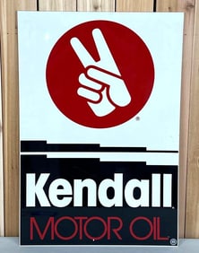 Kendall Motor Oil w/Logo Metal Sign (TAC)