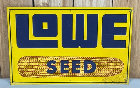 Lowe Seed Corn Metal Sign (TAC)