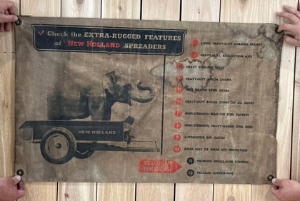 New Holland Spreaders Cloth Banner