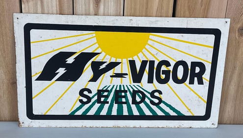Hy-Vigor Seeds Metal Sign