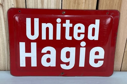 United Hagie (Seed) Metal Sign