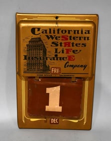California Western States Calendar