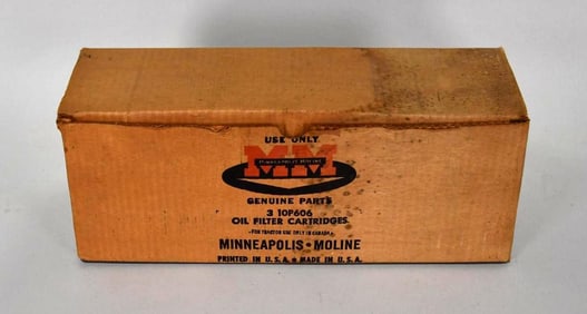 Minneapolis Moline Metal Oil Canisters NIB