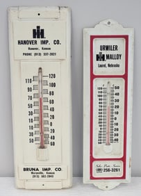 Lot of (2) IH Metal Thermometer