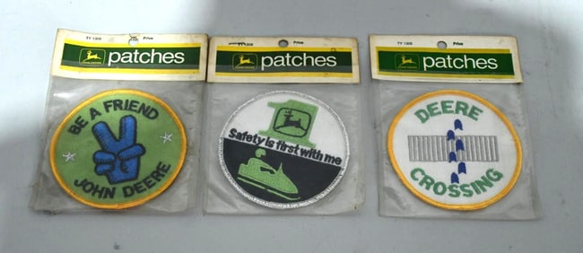 Lot of (3) John Deere Snowmobile Patches