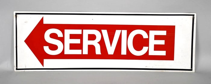 Service Metal Sign