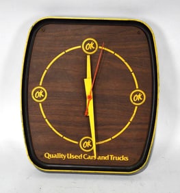 (Chevrolet) OK Used Cars & Trucks Dealership Clock