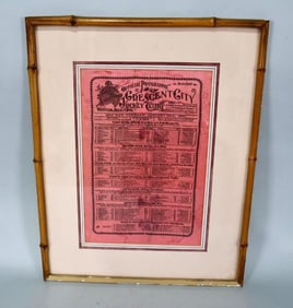 1901 Crescent City Official Programme