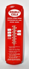 Double Cola "Special Syrup Room" Metal Thermometer (TAC)