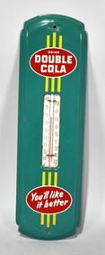 Drink Double Cola "You'll Like it better" Metal Thermometer (TAC)