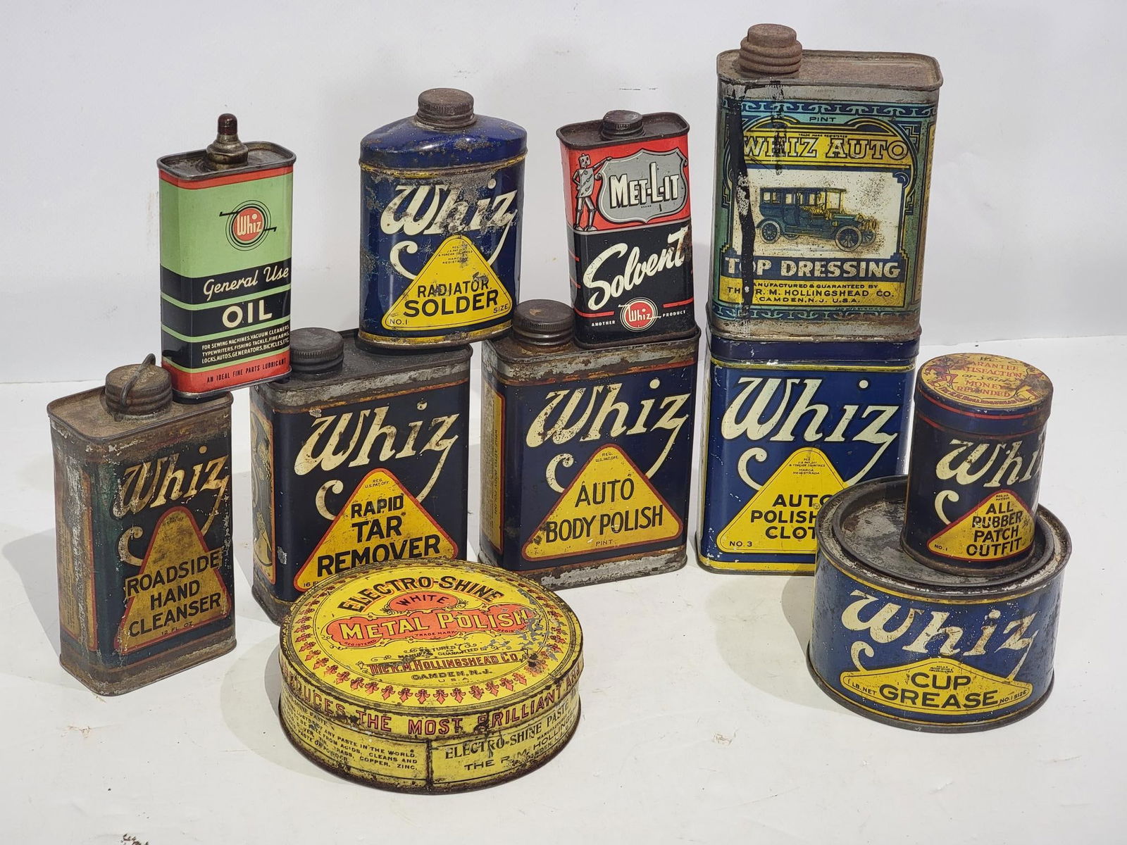 11-Different Whiz Metal Cans (1 of 6)