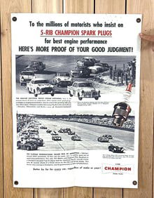 Champion Spark Plug Banner