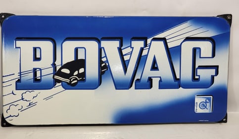 Bovag w/Car Porcelain Sign (TAC)