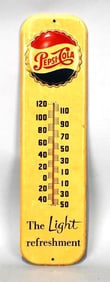 Pepsi-Cola The Light Refreshment Metal Thermometer (TAC)