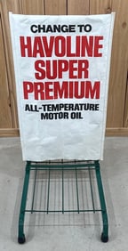 Havoline Motor Oil Curb Sign