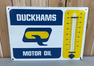 Duckhams Motor Oil Porcelain Thermometer (TAC)