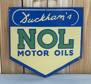 Duckham's NOL Motor Oils Porcelain Sign (TAC)