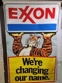 Exxon "We're Changing Our Name" Banner