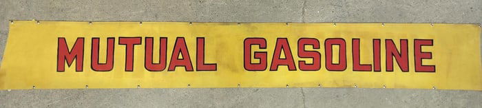 Mutual Gasoline Canvas Banner