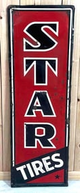 Star Tires Metal Sign (TAC)