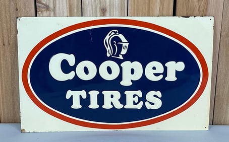 Cooper Tires w/Logo Metal Sign (TAC)