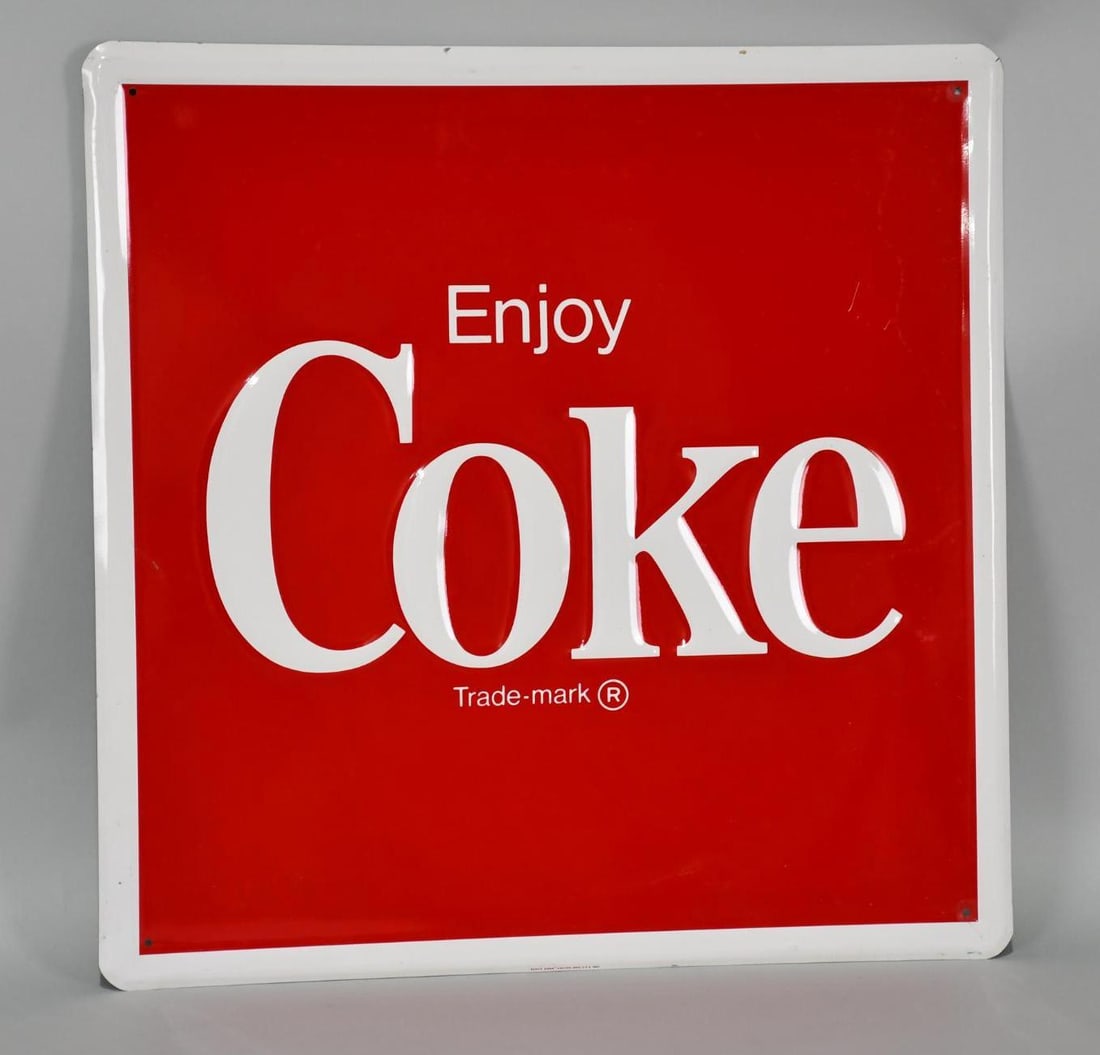 Enjoy Coca-Cola Metal Sign (TAC) (1 of 3)