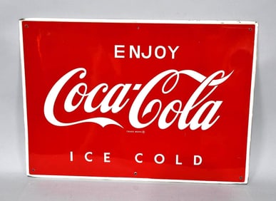 Enjoy Coca-Cola Ice Cold Metal Sign (TAC)