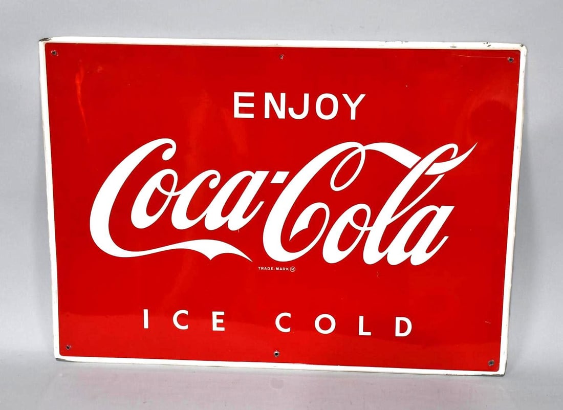 Enjoy Coca-Cola Ice Cold Metal Sign (TAC) (1 of 5)