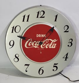 Drink Coca-Cola Metal Clock
