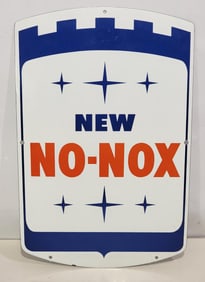 (Gulf) New No-Nox Porcelain Pump Sign (TAC)