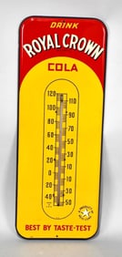Drink Royal Crown Cola Metal Thermometer (TAC)