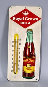 Royal Crown Cola w/Bottle Metal Sign (TAC)