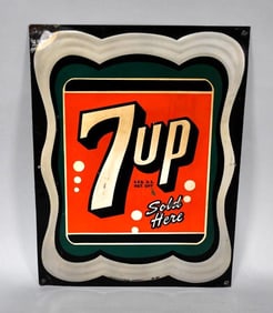 7up Sold Here Metal Tacker Sign (TAC)