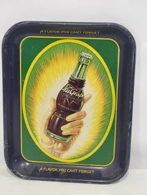 Nu Grape w/Bottle Metal Serving Tray (TAC)