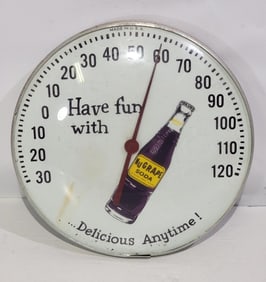 Nu Grape "Have fun with" Round Thermometer