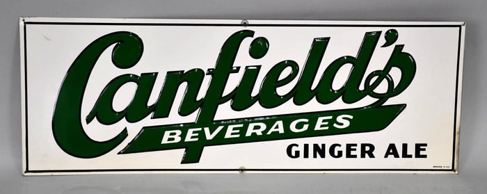 Canfield's Ginger Ale Metal Sign (TAC)