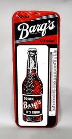 Drink Barq's Metal Thermometer (TAC)