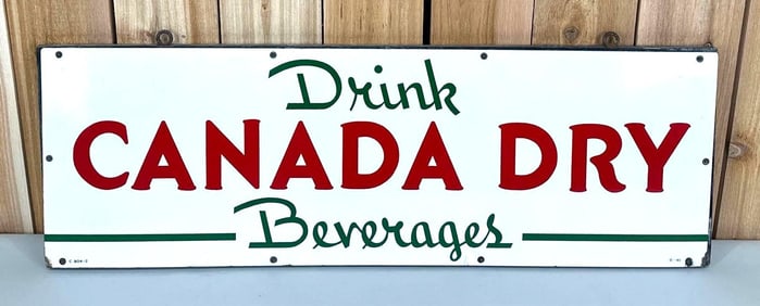 Drink Canada Dry Porcelain Sign (TAC)