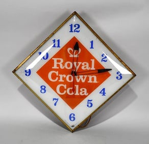 Royal Crown Cola Lighted Clock