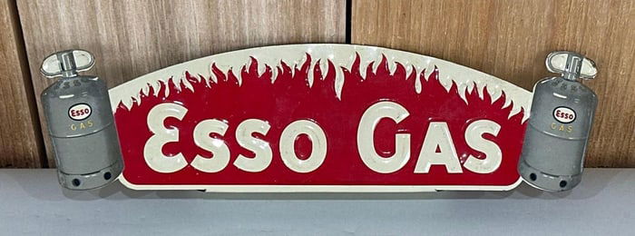 ESSO Gas w/Graphics Small Topper Sign (TAC)