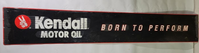 Kendall Motor Oil "Born to Perform" Metal Sign