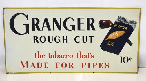 Granger Rough Cut Tobacco Metal Sign (TAC)