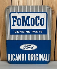 FoMoCo Genuine Parts w/Logo Metal Sign (TAC)