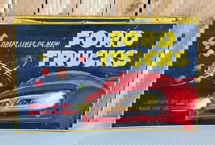 1950's Ford "4 Great Lines of New Ford Trucks" Cardboard Covers