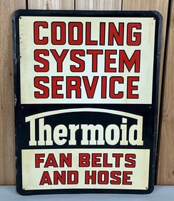 Thermoid Cooling System Service Metal Sign (TAC)