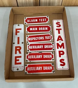 8-Small Porcelain Signs
