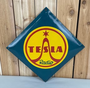 Tesla Radio Porcelain Sign (TAC)