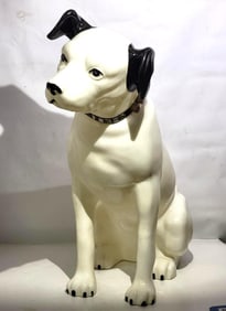 Large RCA Nipper Plastic Statue