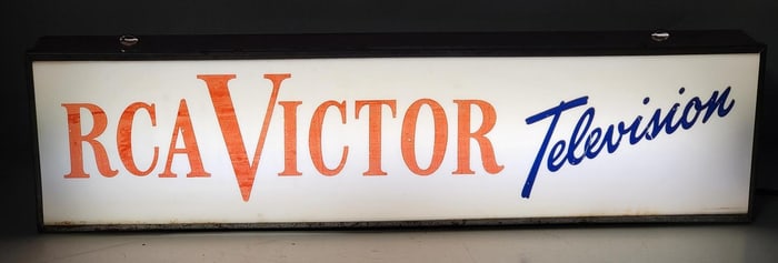 RCA Television Plastic Lighted Sign
