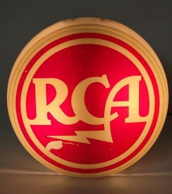 RCA Lighted Plastic Sign
